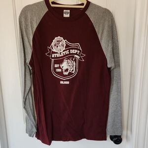 Maroon and Gray Rainforest Cafe Shirt